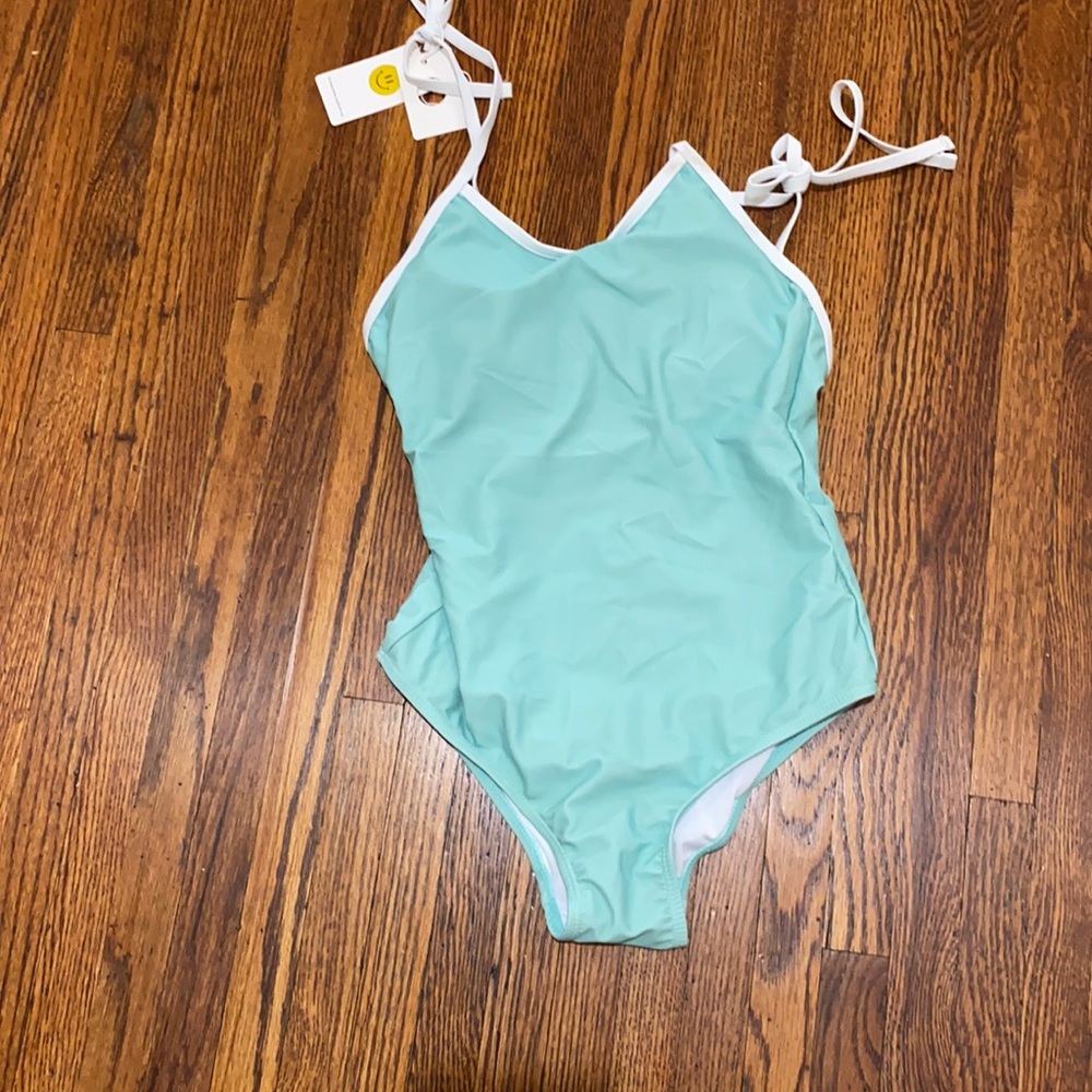 New Mint green one piece bathing suit